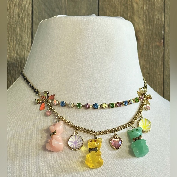 Betsey Johnson Jewelry - Rare Vintage Y2K Betsey Johnson Candyland Gummy Bears Choker Necklace